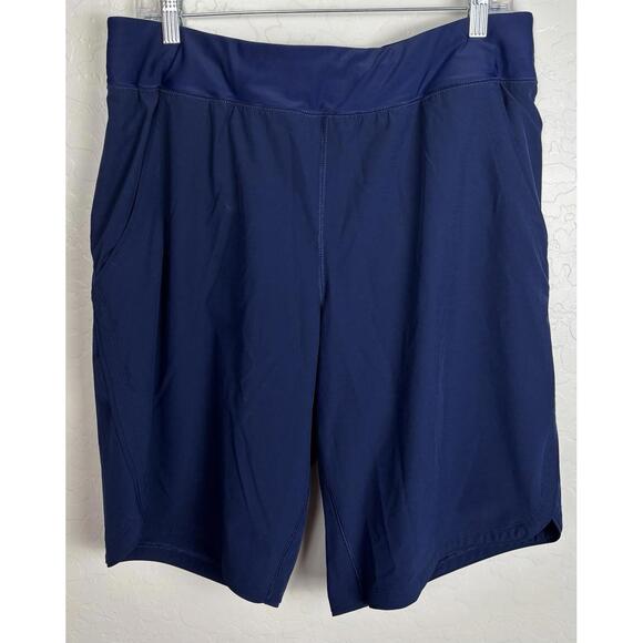 Lands' End Other - Lands End Womens Navy Blue Swim Board Shorts with Built In Liner Size 14 1792